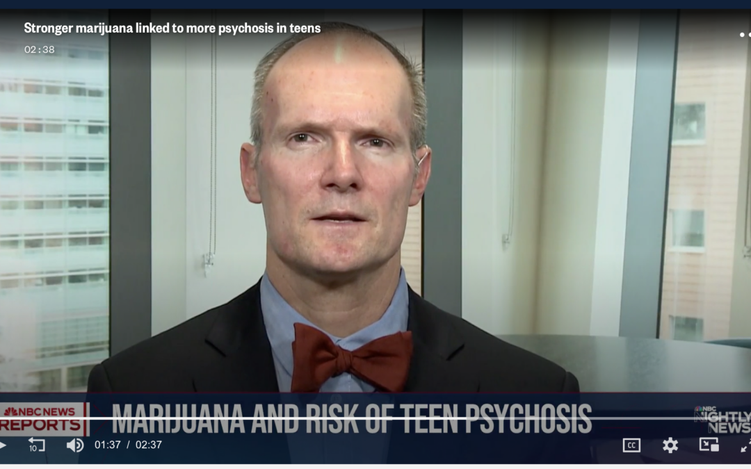 Dr. T speaks with NBC News about THC-induced psychosis