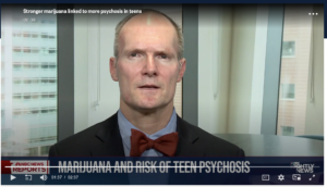 Thurstone speaks with NBC News about cannabis-induced psychosis